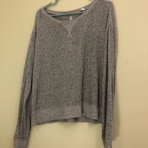 Grey Long Sleeve Tee